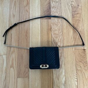 Rebecca Minkoff Chevron quilted love crossbody bag